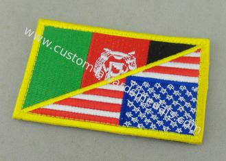 Customized Promotional US Uniform Badge Patch 3.25 Inch Eco - Friendly