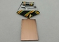 Arthur Arntzen 3D medal, Custom Sport Medals with Special Ribbon, Die Stamping with Antique Copper Plating